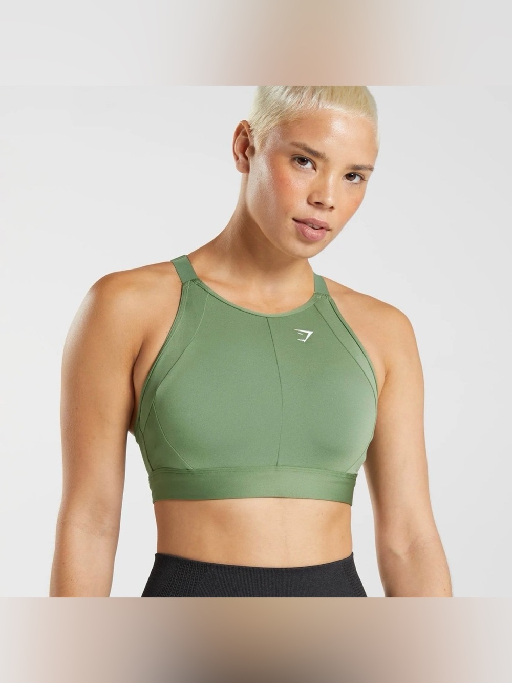 GYMSHARK High Neck High Support Sports Bra